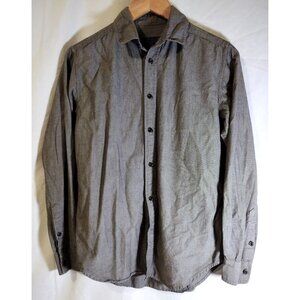 Campaign Brand XS Button Front Shirt Gray